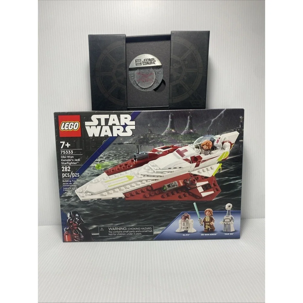 LEGO Star Wars Obi-Wan Kenobi Starfighter 75333 And Coin 5008818‎ New sealed